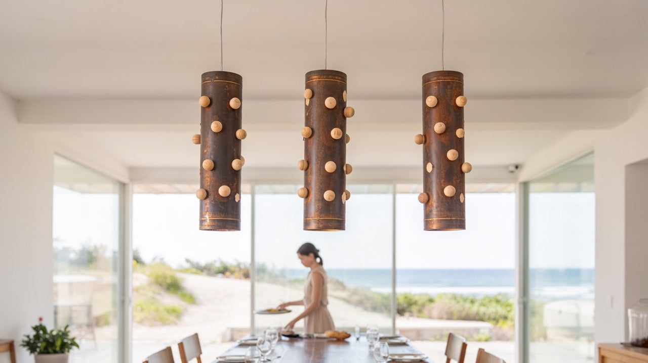 Totem Plafondlamp – Een Gelaagd Spel van Licht, Vorm en Betekenis