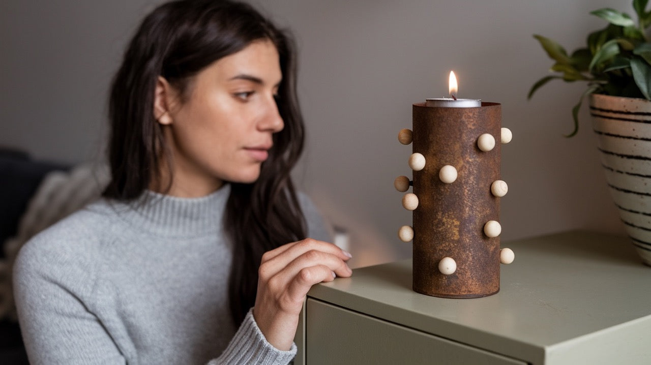 Kaarsenstander Totem – Vuur, Symboliek en Design in Harmonie