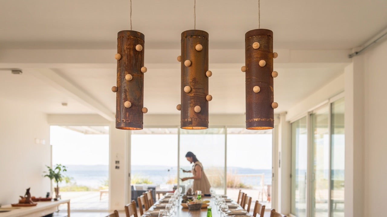 Totem Plafondlamp – Een Gelaagd Spel van Licht, Vorm en Betekenis