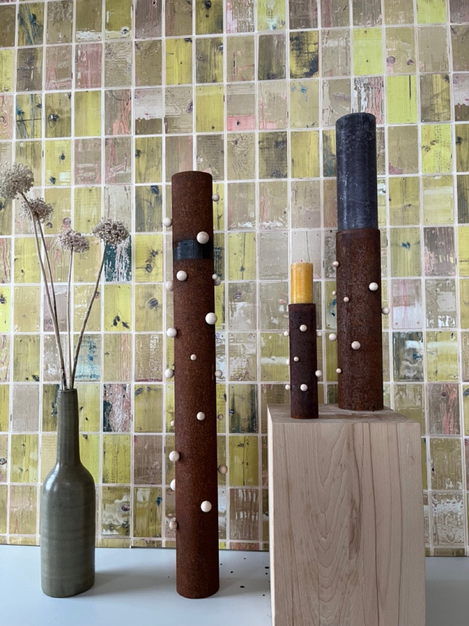 Kaarsenstander Totem – Vuur, Symboliek en Design in Harmonie