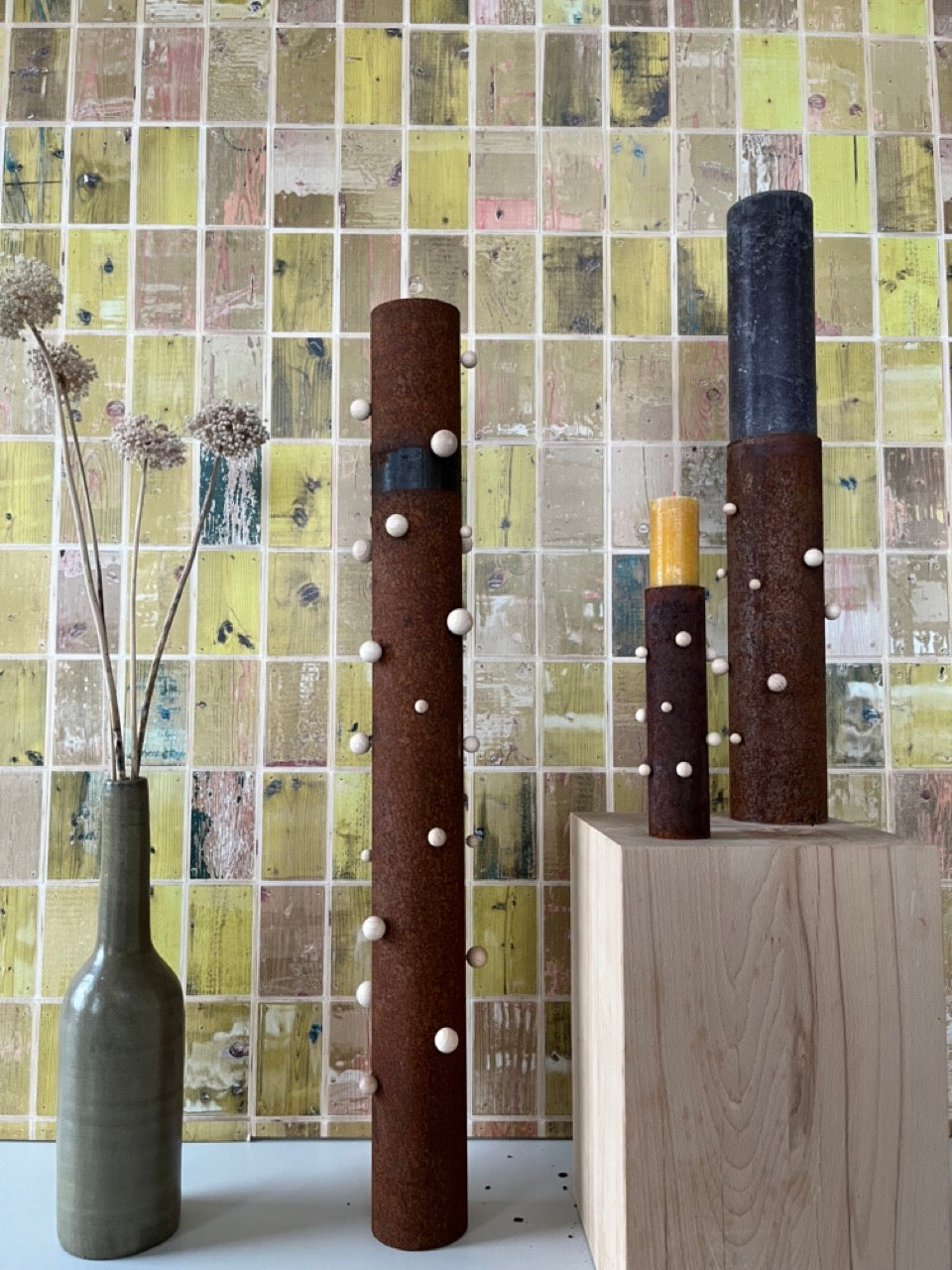 Kaarsenstander Totem – Vuur, Symboliek en Design in Harmonie